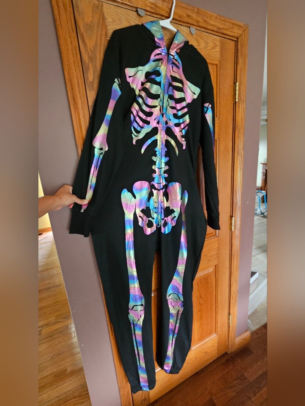 Tipsy Elves Iridescent Skeleton Costume